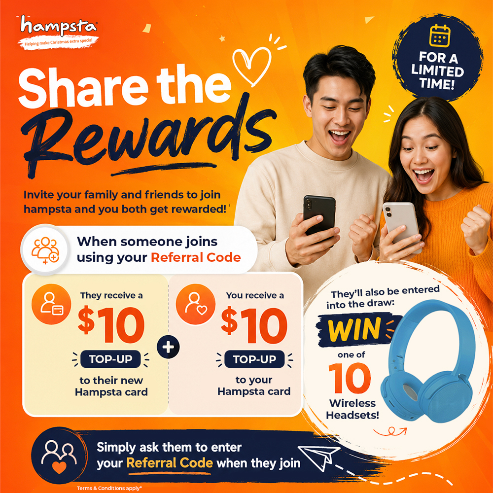 Share the Rewards! Promotion – Terms & Conditions